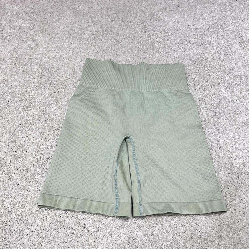 Kimberly C Shorts Biker Women’s Green Pull On Size Small